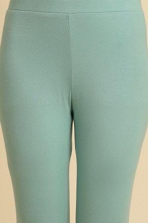 Light Blue Pink Knitted Tights - Image 6