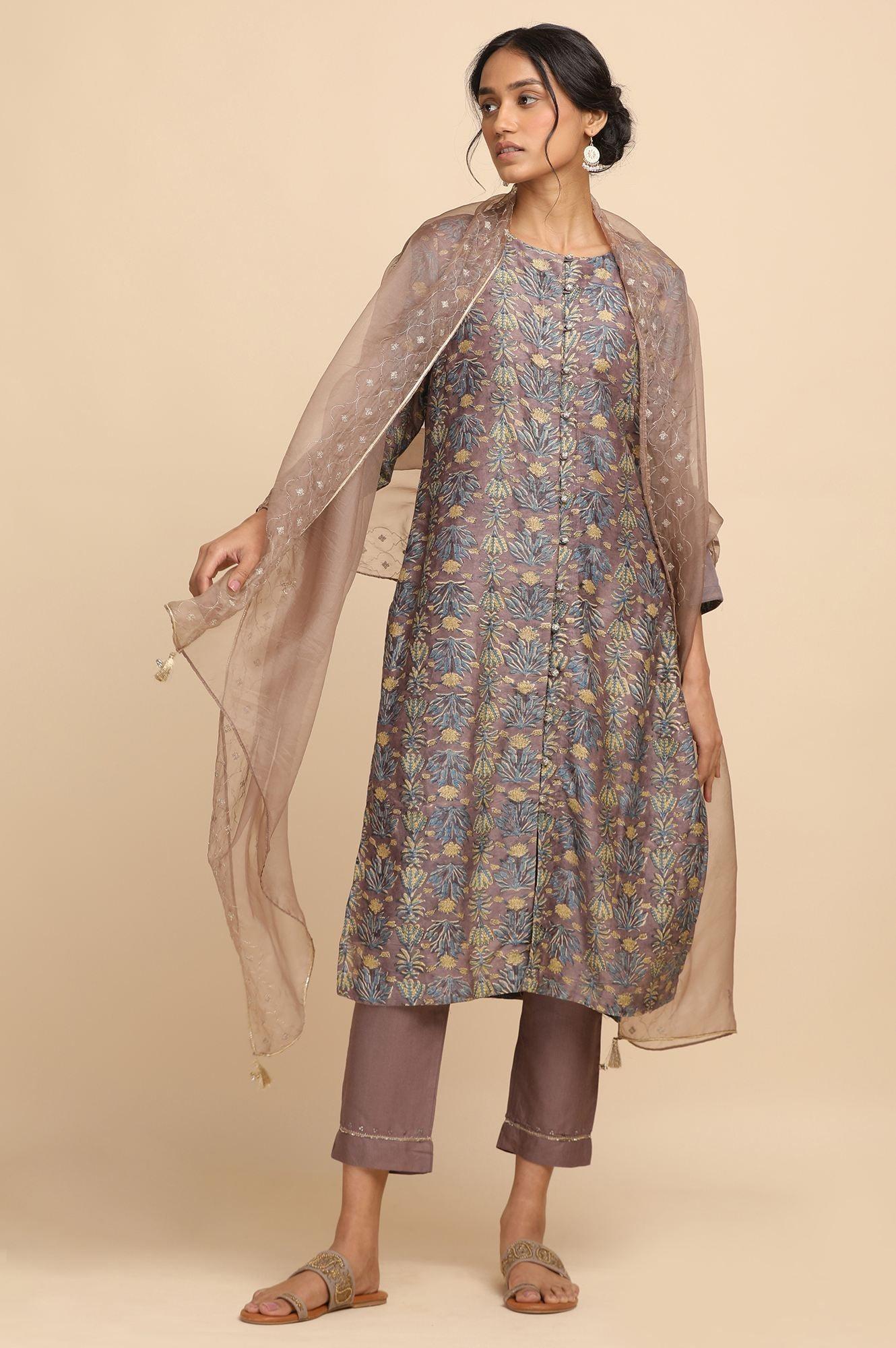 Light Grey Silk Organza Drape - Image 3
