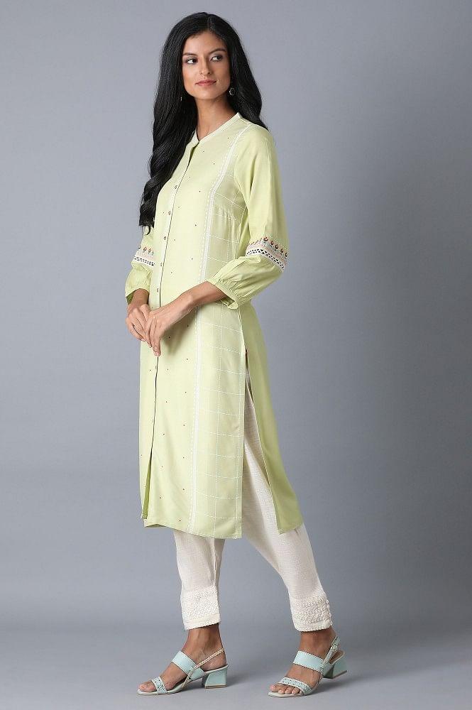 Off-White Straight kurta - Image 3