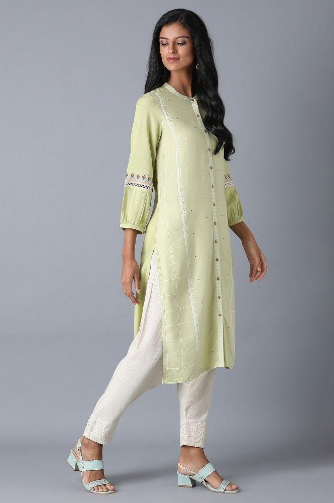 Off-White Straight kurta - Image 4